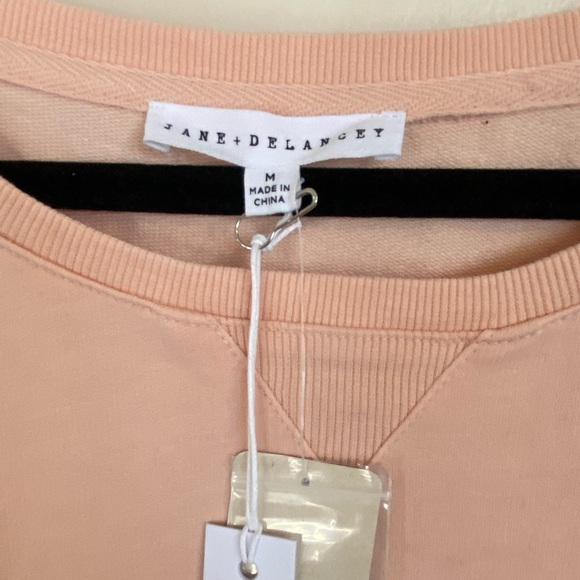 Jane & Delancey Women's Peach Top Cotton blend Medium NWT - Picture 6 of 9